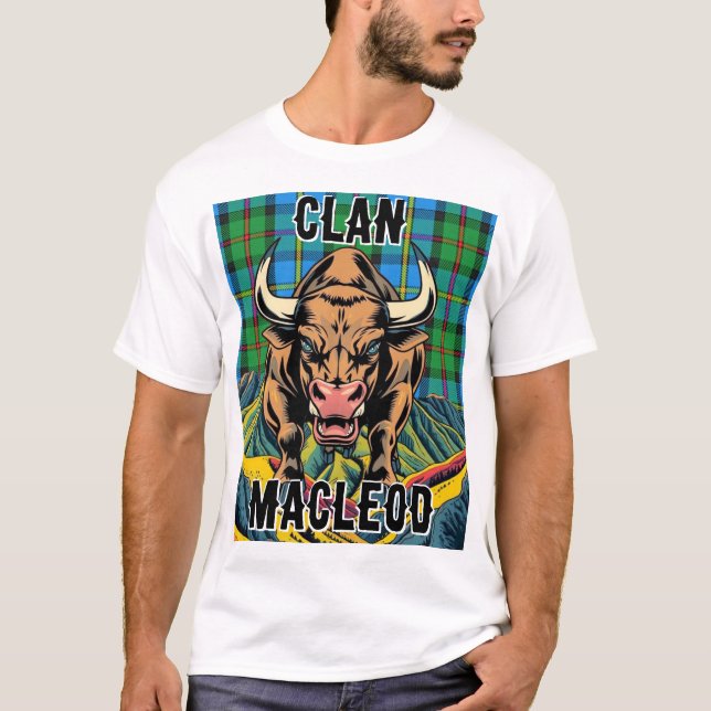 Camiseta Clan MacLeod de Harris Tartan Design (Anverso)