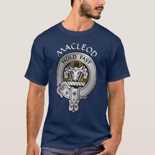 Camiseta Clan MacLeod Escudo y Tartán