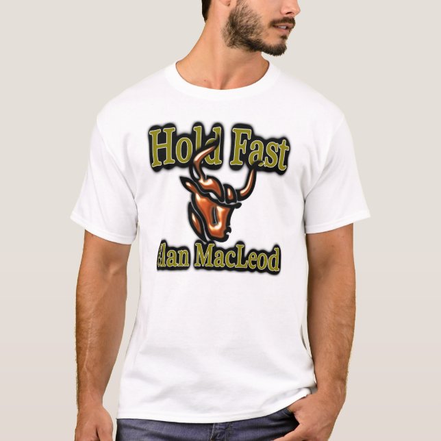 Camiseta Clan MacLeod Hold Fast Highland Games (Anverso)