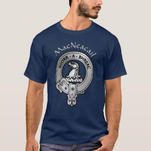 Camiseta Clan MacNeacail (MacNicol/Nicolson) Escudo y Tartá