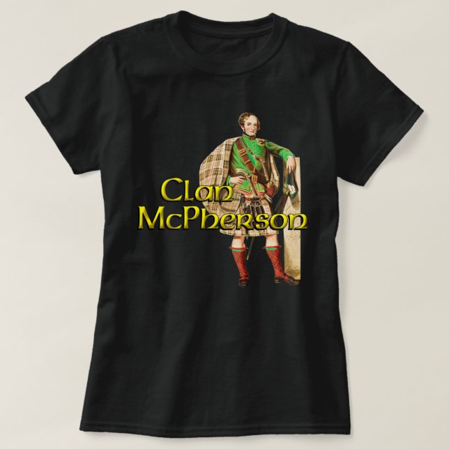 Camiseta Clan MacPherson Highland Games 2 (Diseño del anverso)