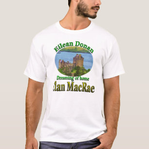 Camiseta Clan MacRae que soña con Eilean casero Donan