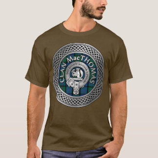 Camiseta Clan MacThomas Escudo Tartan Knot