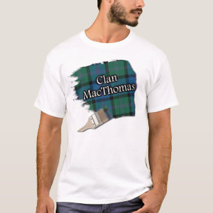 Camiseta Clan MacThomas Scottish Tartan Paint Shirt
