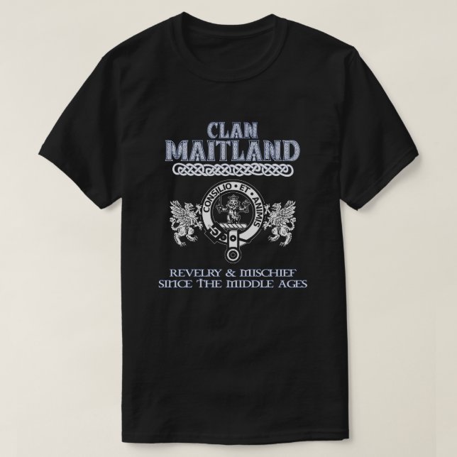 Camiseta Clan Maitland escudo Clanes escoceses Escocia Surn (Diseño del anverso)