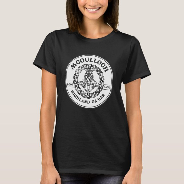 Camiseta Clan Mcculloch Scottish Thistle Highland Games (Anverso)