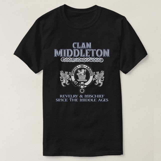 Camiseta Clan Middleton escudo Clanes escoceses Surna escoc (Diseño del anverso)