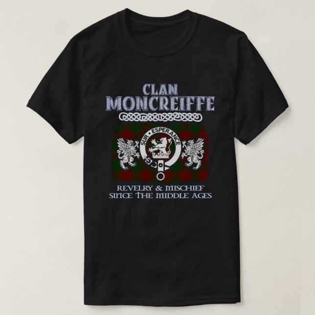 Camiseta Clan Moncreiffe escudo Clanes escoceses Cirujanos  (Diseño del anverso)