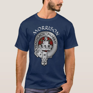 Camiseta Clan Morrison Escudo y Tartan