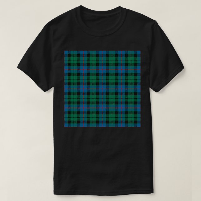 Camiseta Clan Morrison Tartán STA 1083 Antiguo 1 (Diseño del anverso)