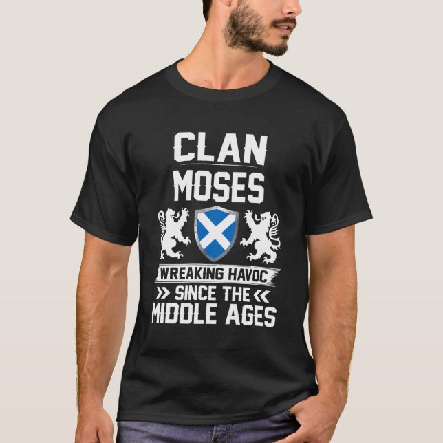 Camiseta Clan Moses Escocia Clan Escocia (Anverso)