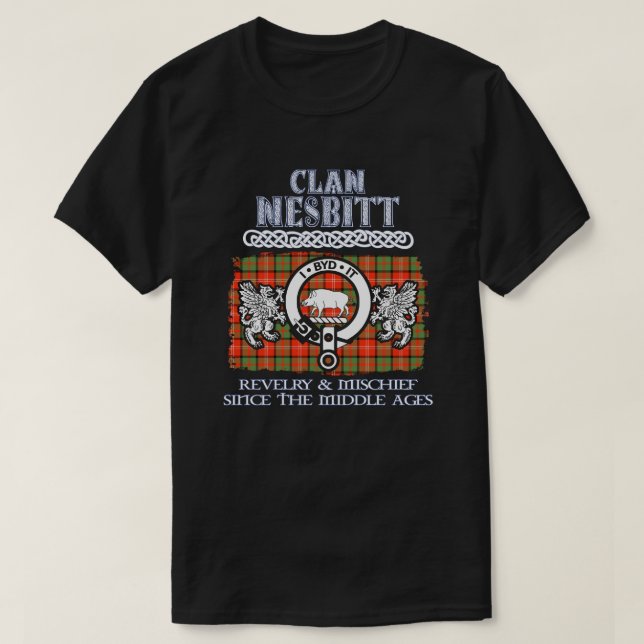 Camiseta Clan Nesbitt escudo Clanes escoceses Apellido esco (Diseño del anverso)