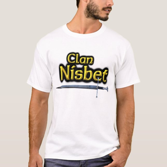 Camiseta Clan Nisbet Inspiró a Escocia (Anverso)