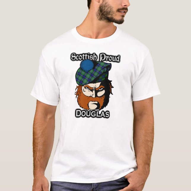 Camiseta Clan Orgulloso Escocés Douglas Tartán (Anverso)