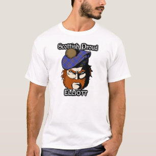 Camiseta Clan orgulloso escocés Elliott Tartan
