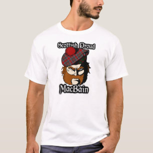 Camiseta Clan Orgulloso Escocés MacBain Tartan