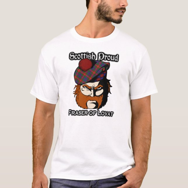 Camiseta Clan Orgulloso Fraser de Lovat Tartán (Anverso)