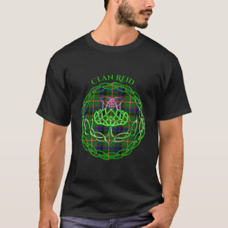 Camiseta Clan Reid Scottish Tan Celtic Thistle