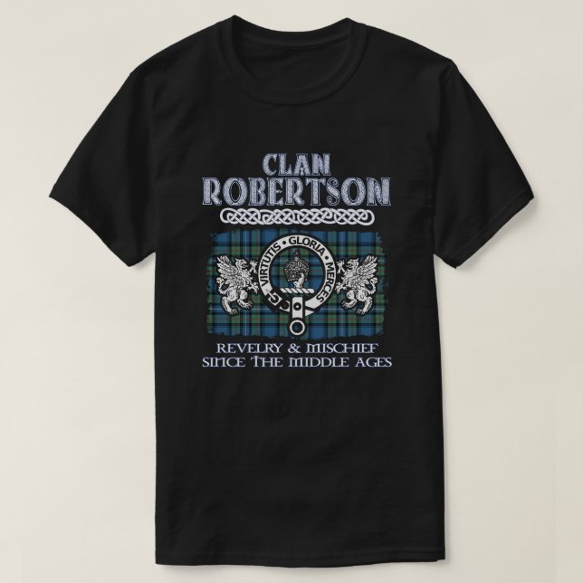 Camiseta Clan Robertson escudo Clanes escoceses Surna escoc (Diseño del anverso)