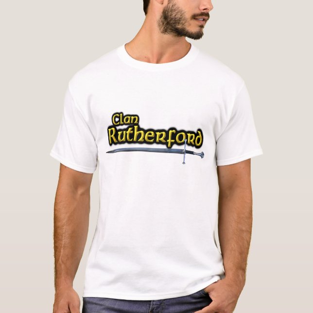 Camiseta Clan Rutherford Inspiró a Escocia (Anverso)