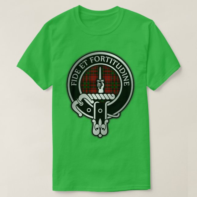 Camiseta Clan Shaw Escudo (Diseño del anverso)