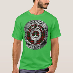 Camiseta Clan Shaw Escudo Tartan Knot