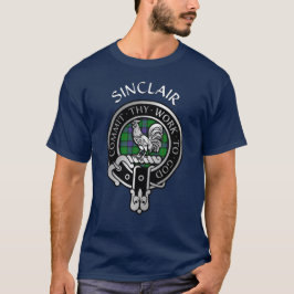 Camiseta Clan Sinclair Escudo y caza Tartán T-Shirt