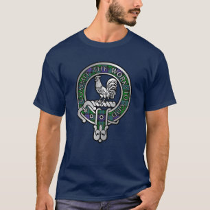 Camiseta Clan Sinclair Escudo y caza Tartán T-Shirt
