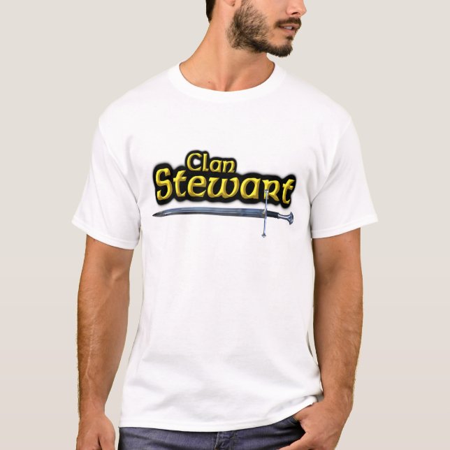 Camiseta Clan Stewart inspiró a Escocia (Anverso)