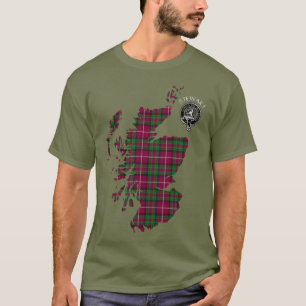 Camiseta Clan Stewart   Stuart of Bute Map & Escudo T-Shirt