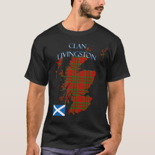 Camiseta Clan Tartán Escocia de Livingston