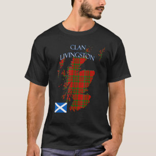 Camiseta Clan Tartán Escocia de Livingston