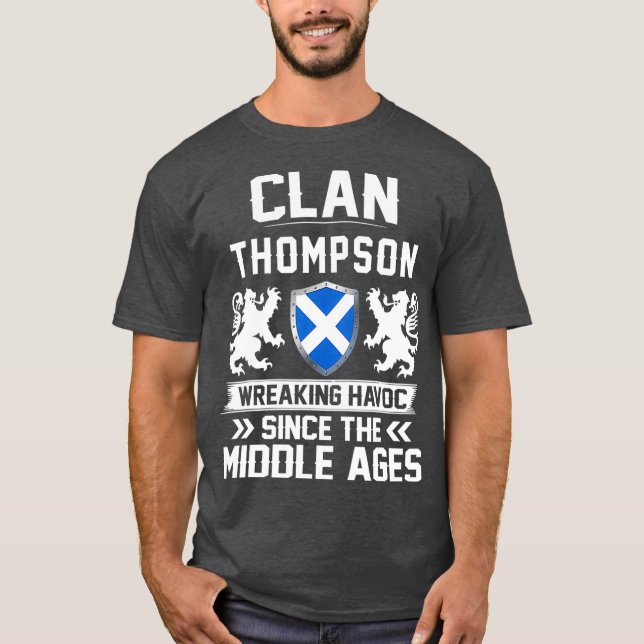 Camiseta Clan THOMPSON Scotland (Anverso)