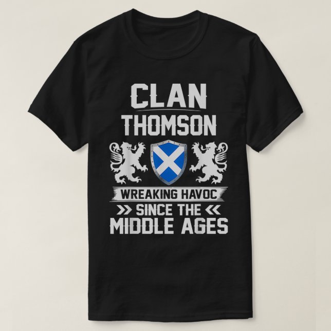 Camiseta Clan Thomson Scottish Family Clan Scotland Wreakin (Diseño del anverso)