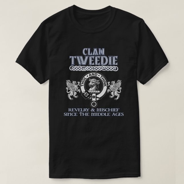 Camiseta Clan Tweedie escudo Clanes escoceses Apellido esco (Diseño del anverso)