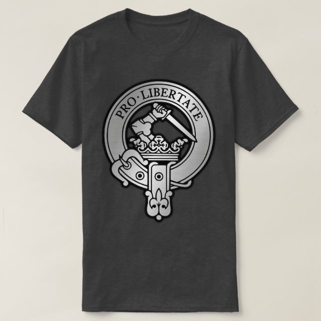 Camiseta Clan Wallace Escudo Tartán 2 (Diseño del anverso)