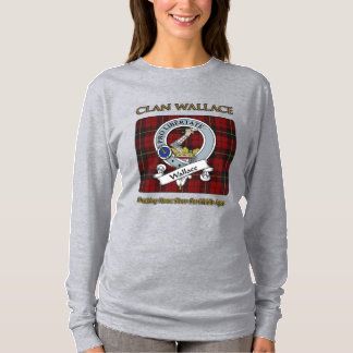 Camiseta Clan Wallace Escudo y Tartan T-Shirt