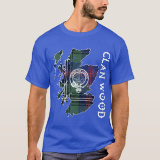 Camiseta Clan Wood Apellido Nombre de Familia Reunión Famil