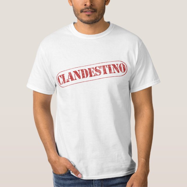 CAMISETA CLANDESTINO (Anverso)
