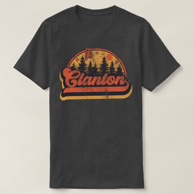 Camiseta Clanton, Alabama (Diseño del anverso)