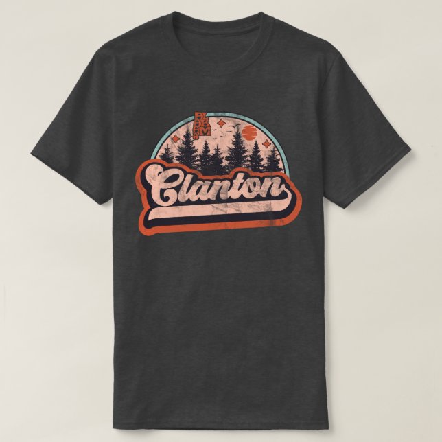 Camiseta Clanton, Alabama (Diseño del anverso)