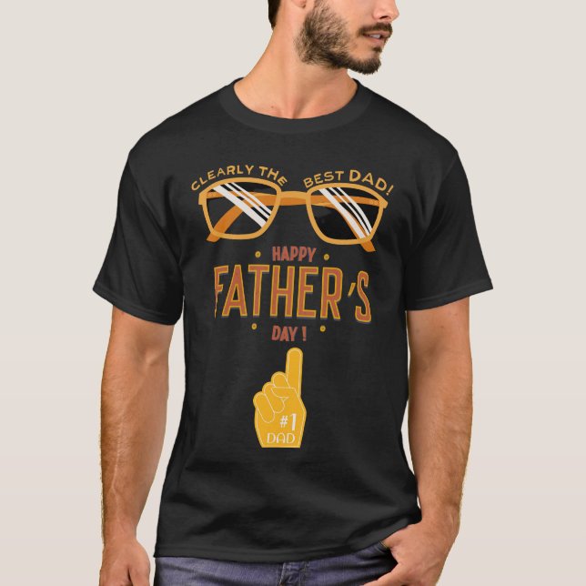 Camiseta Claramente el mejor papá de la historia - el audaz (Anverso)