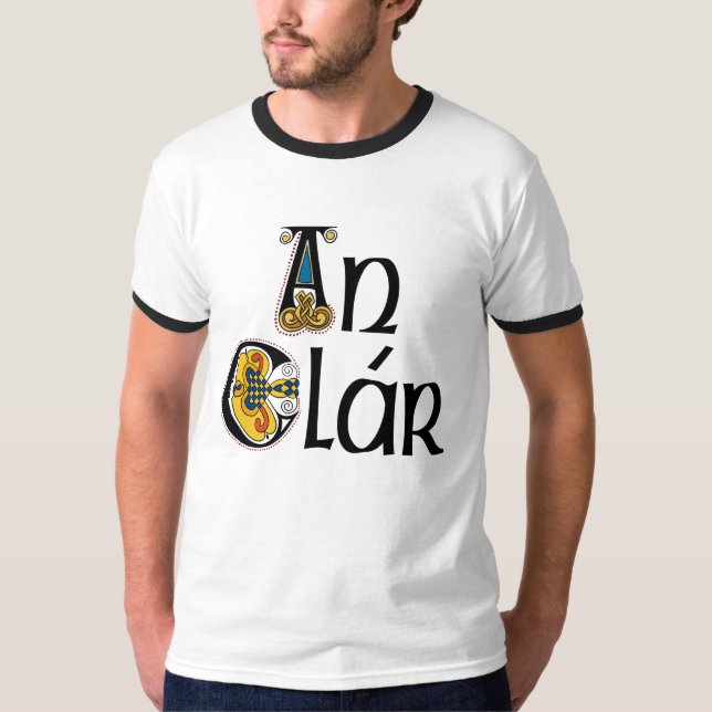 Camiseta Clare (gaélico) (Anverso)