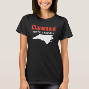 Camiseta Claremont Carolina del Norte Estados Unidos Viajes