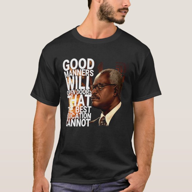Camiseta Clarence Thomas creó justicia de citas iguales (Anverso)