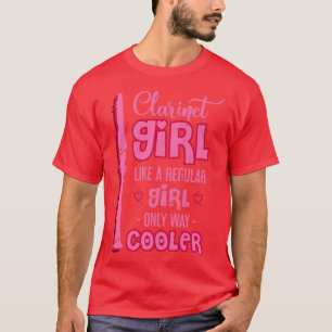 Camiseta Clarinet Chica de instrumentos musicales Clarineti