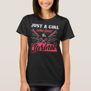 Camiseta Clarinet Chica Funny Clarinet Player Clarinetist3
