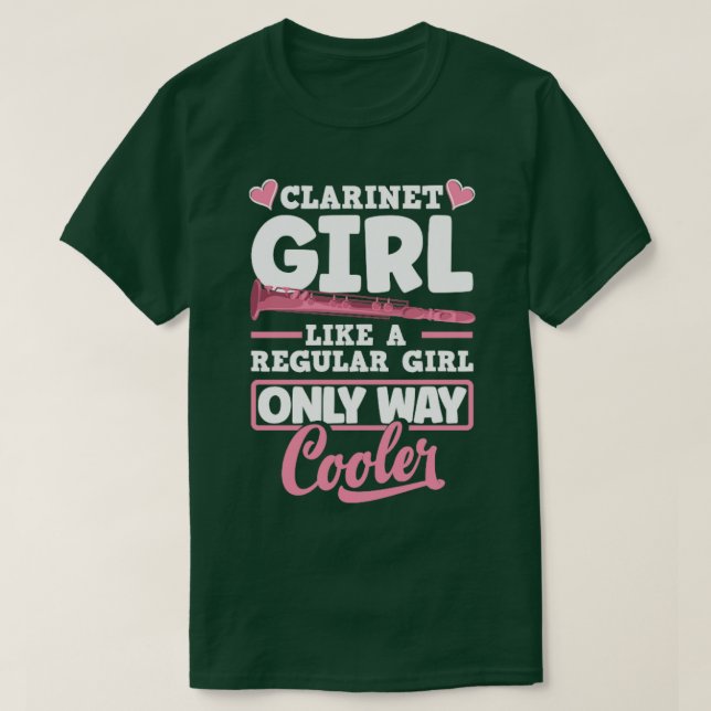 Camiseta Clarinet Clarinetista Clarinet Jugador Clarinet Cl (Diseño del anverso)