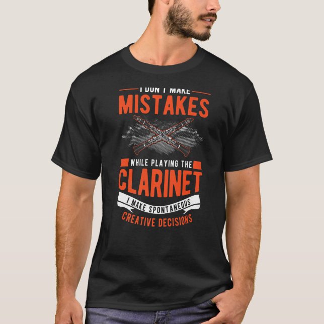 Camiseta Clarinet Creative Decisions Clarinetista 2 (Anverso)