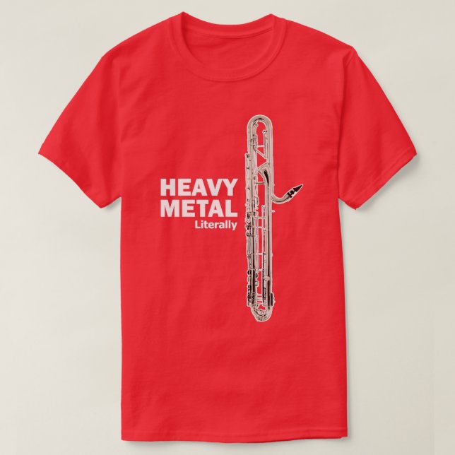 Camiseta Clarinet de contraste Metalizado intenso (Diseño del anverso)